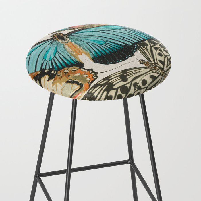 Butterfly Print by E.A. Seguy, 1925 #2 Stool Gallery Image 2