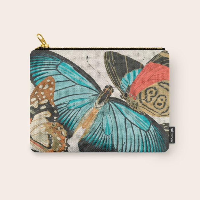 Butterfly Print by E.A. Seguy, 1925 #2 Carry All Pouch Gallery Image 1