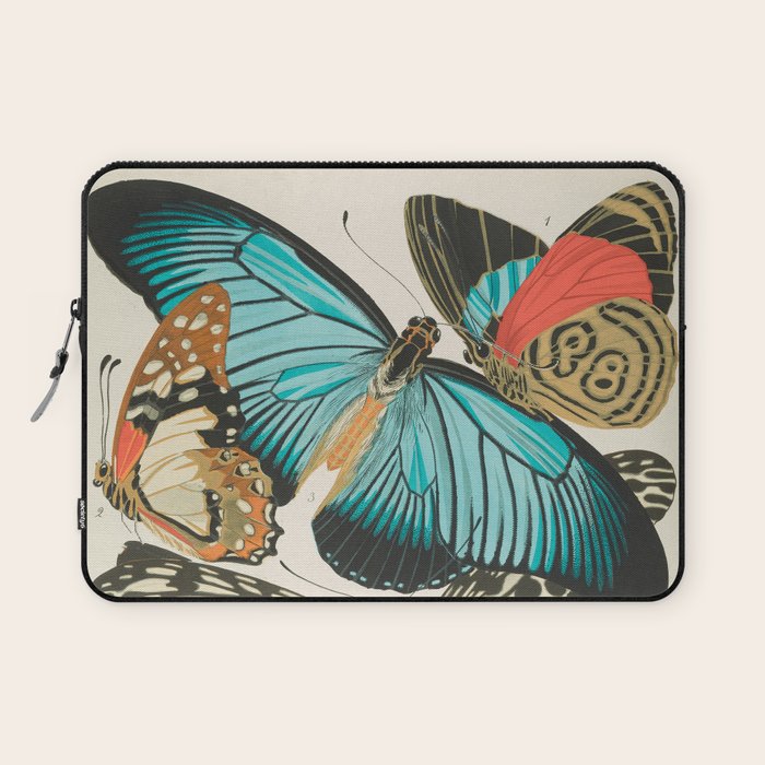 Butterfly Print by E.A. Seguy, 1925 #2 Laptop Sleeve Gallery Image 1