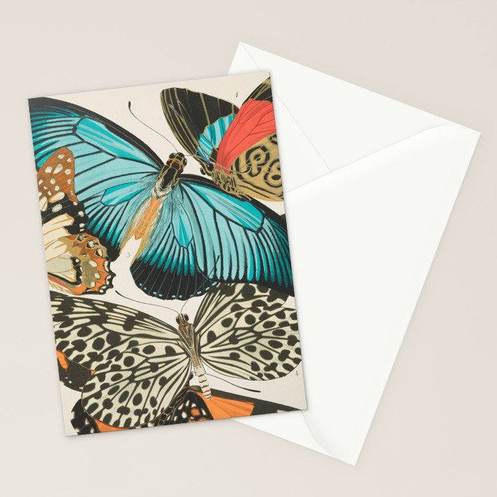 Butterfly Print by E.A. Seguy, 1925 #2 Stationery Card Gallery Image 2