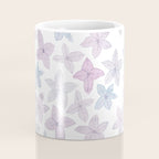Watercolor hand painted lavender lilac blue floral Coffee Mug Gallery Image 4