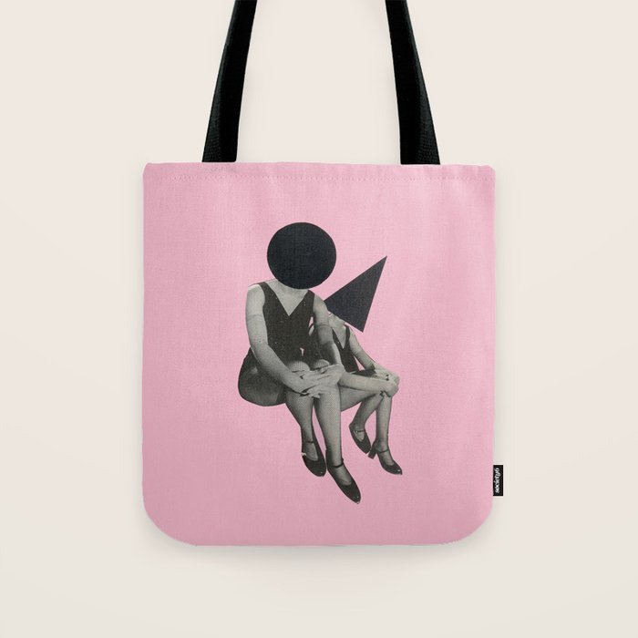 Pink Opaque Tote Bag Gallery Image 1