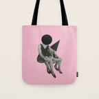 Pink Opaque Tote Bag Gallery Image 1