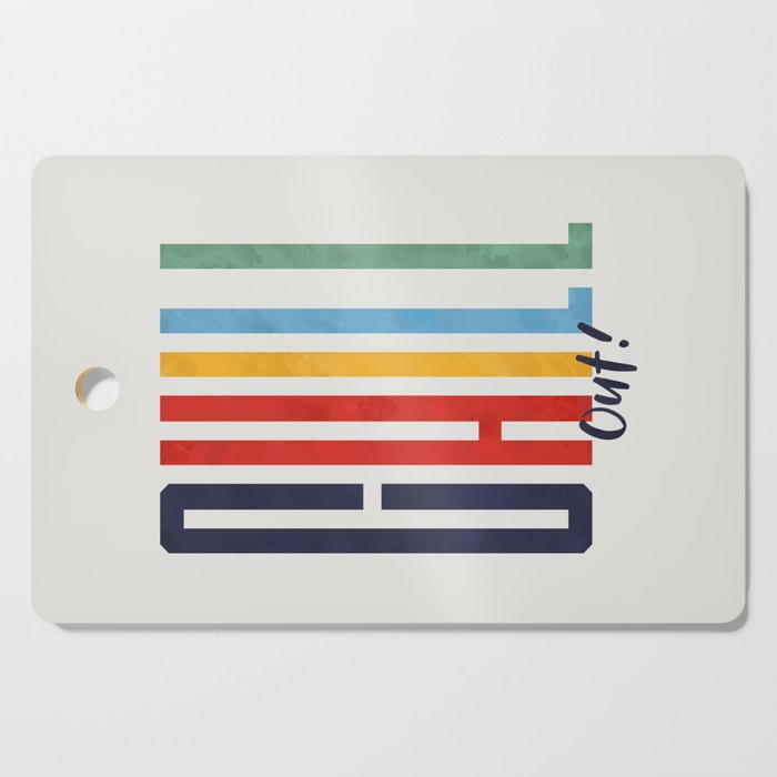 CHILL OUT! modern type Cutting Board Gallery Image 1