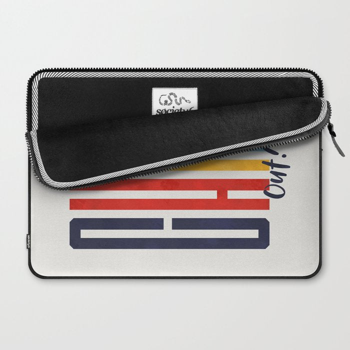 CHILL OUT! modern type Laptop Sleeve Gallery Image 2