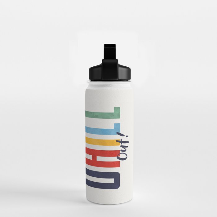 CHILL OUT! modern type Water Bottle Gallery Image 2