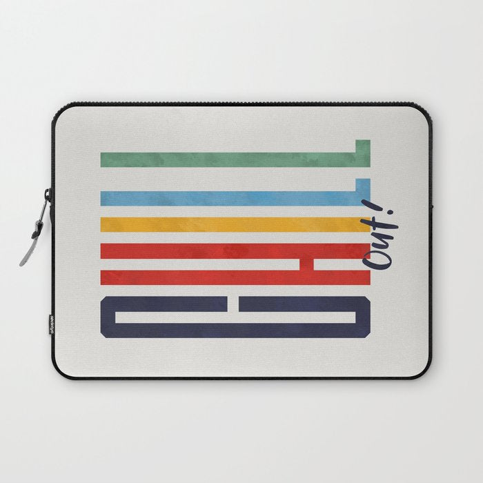 CHILL OUT! modern type Laptop Sleeve Gallery Image 1