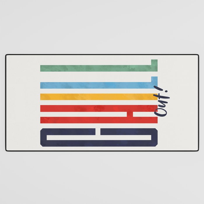 CHILL OUT! modern type Desk Mat Gallery Image 3