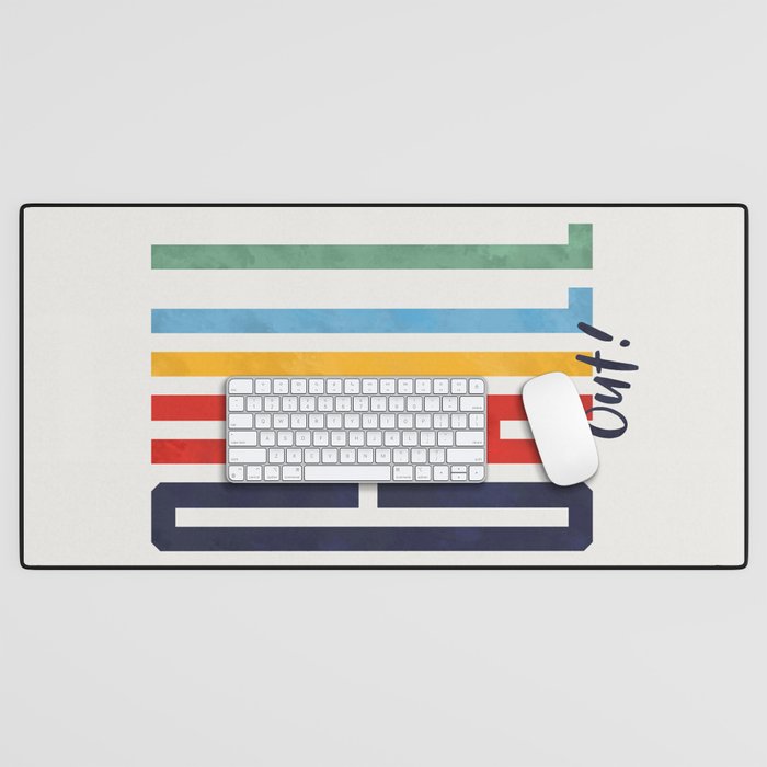 CHILL OUT! modern type Desk Mat Gallery Image 1