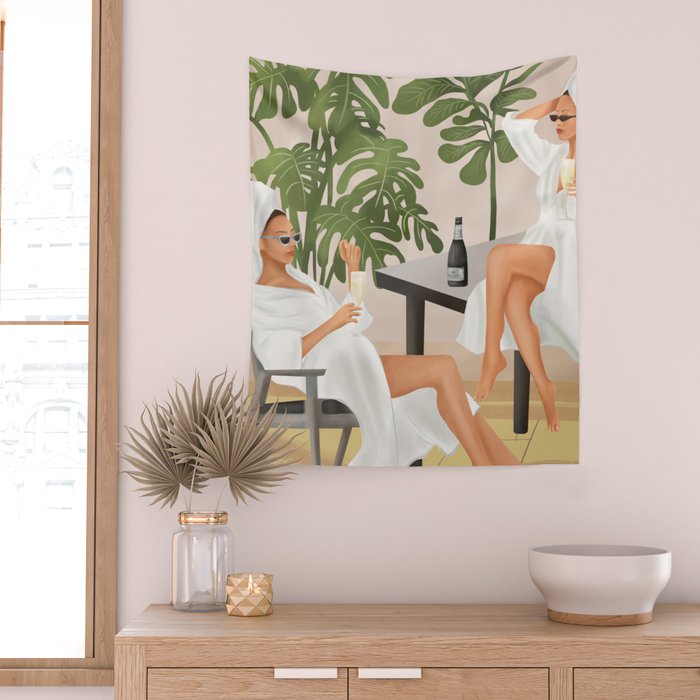 Morning Wine III Wall Tapestry Gallery Image 2