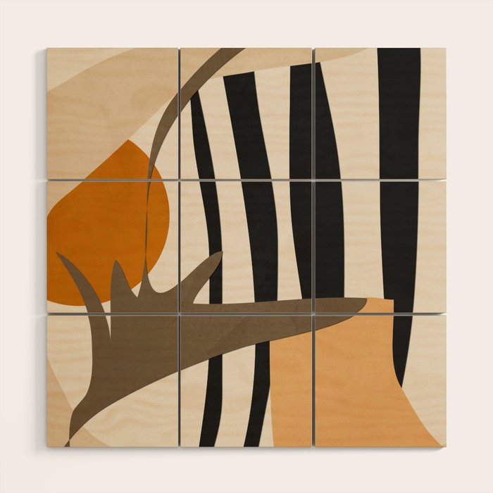 Abstract Art2 Wood Wall Art Gallery Image 1