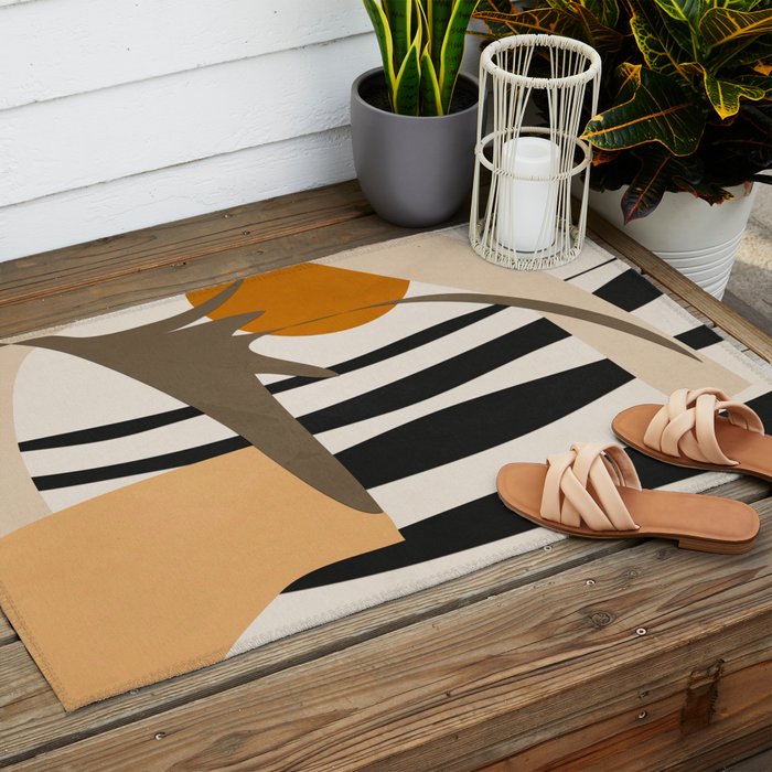 Abstract Art2 Outdoor Rug Gallery Image 2