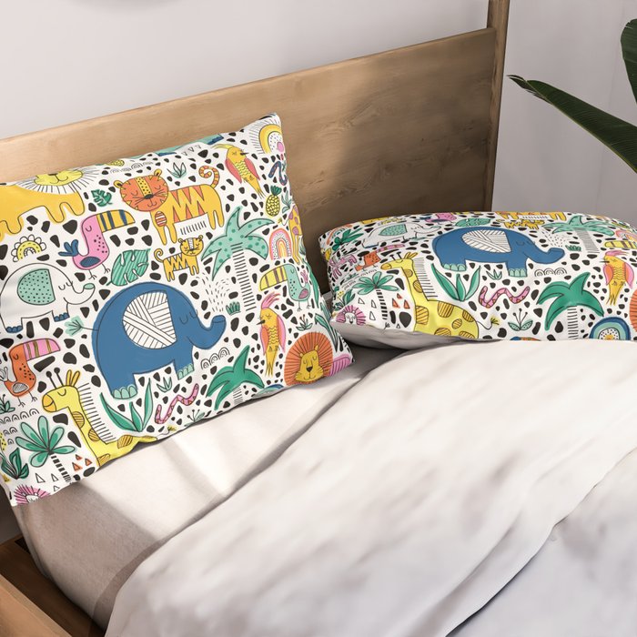 Safari Animals Pillow Sham Gallery Image 2