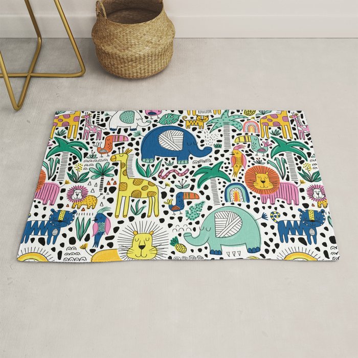 Safari Animals Rug Gallery Image 1