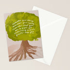 "Remember Your Story, Remember Your Roots, Remember That You Are A Part Of Something So Much Greater Than You." Stationery Card Gallery Image 2