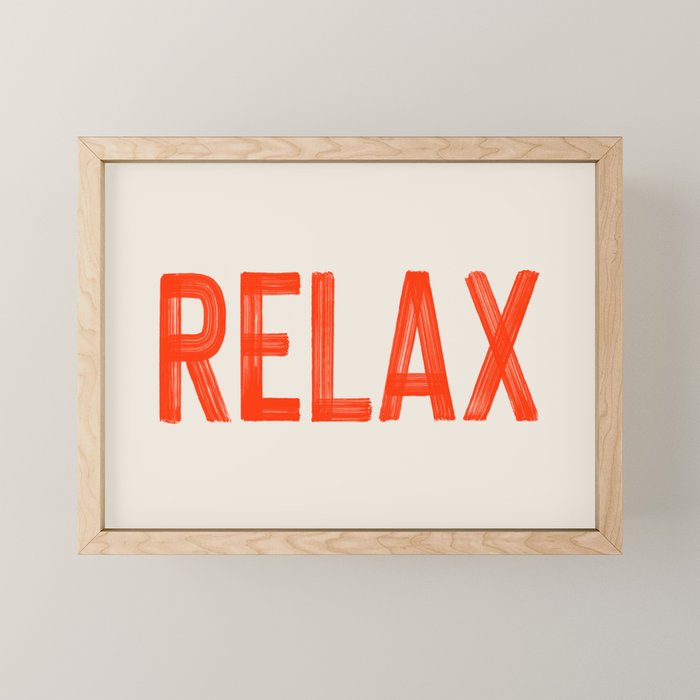 Relax Mini Art Print Gallery Image 1