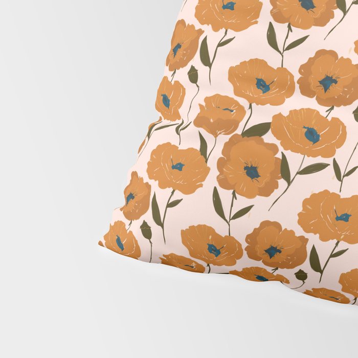 Boho Poppies Pillow Sham Gallery Image 4