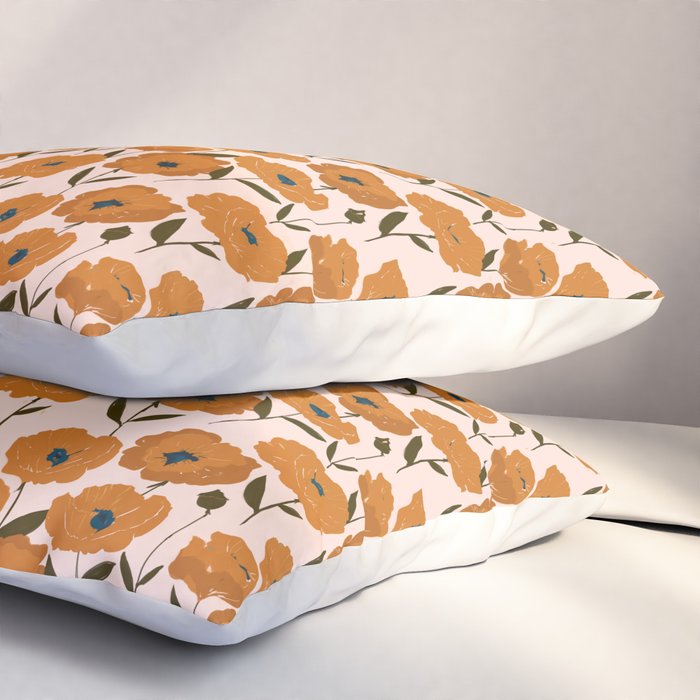 Boho Poppies Pillow Sham Gallery Image 3