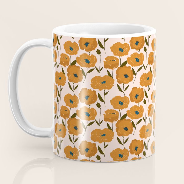 Boho Poppies Coffee Mug Gallery Image 3