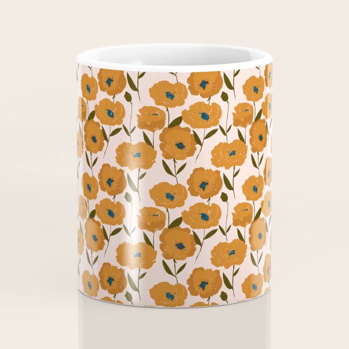 Boho Poppies Coffee Mug Gallery Image 4
