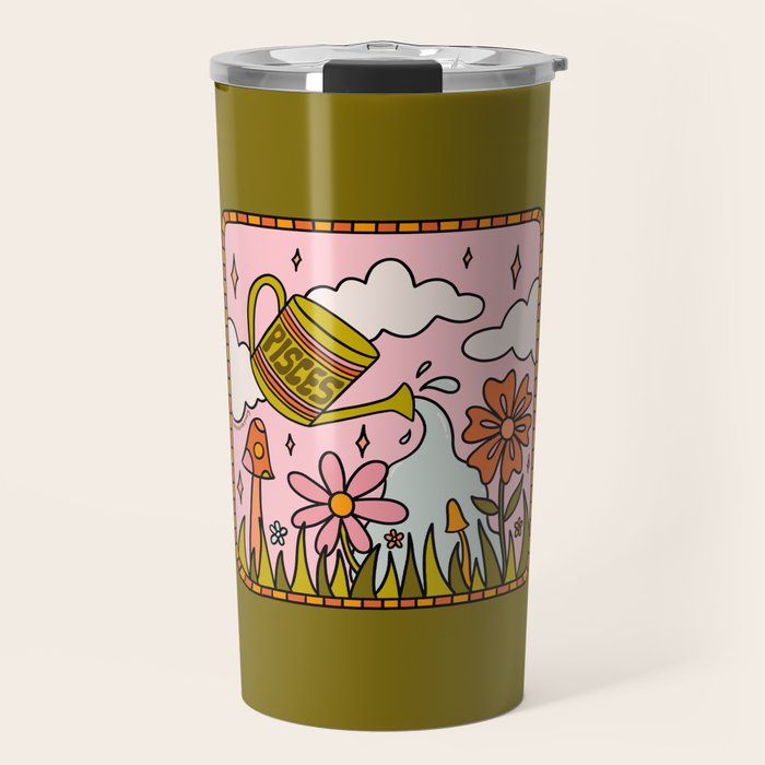 Pisces Garden Travel Mug Gallery Image 1
