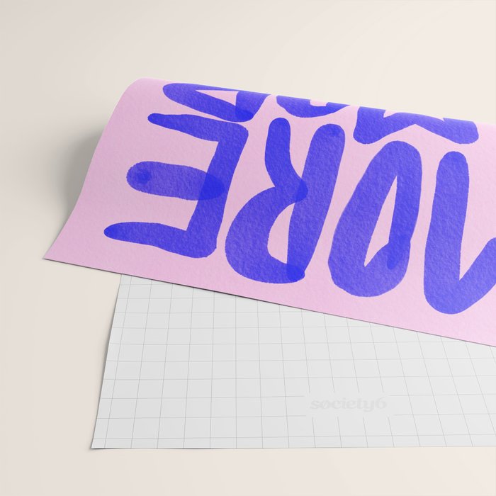 More Amor por favor - brush typography love quote Wrapping Paper Gallery Image 2