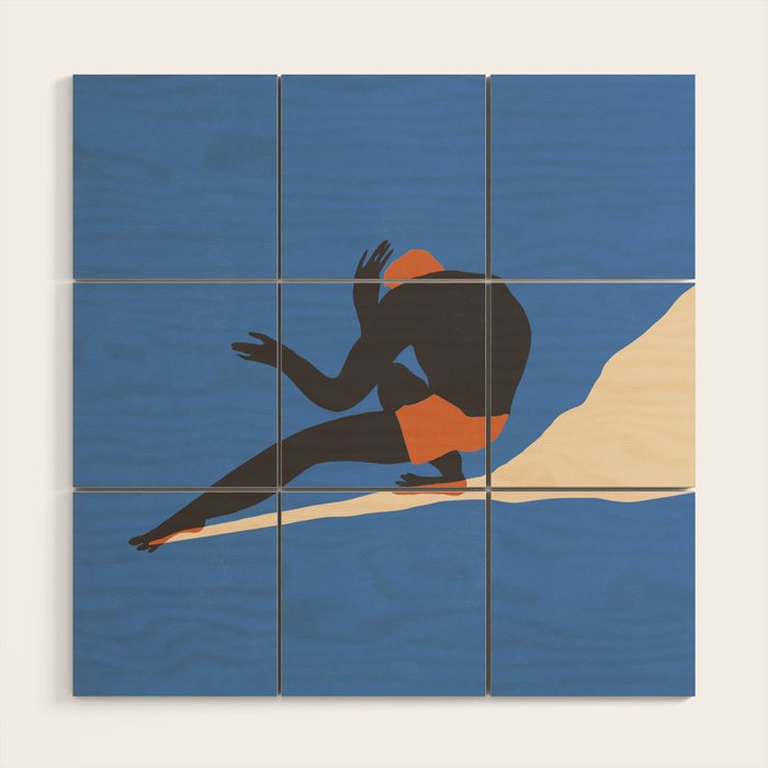 Surfer Wood Wall Art Gallery Image 1