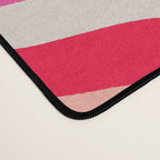 pink zebra stripes Desk Mat Gallery Image 4
