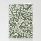 Countryside Bloom Sage Leaf Stationery Card Gallery Image 2