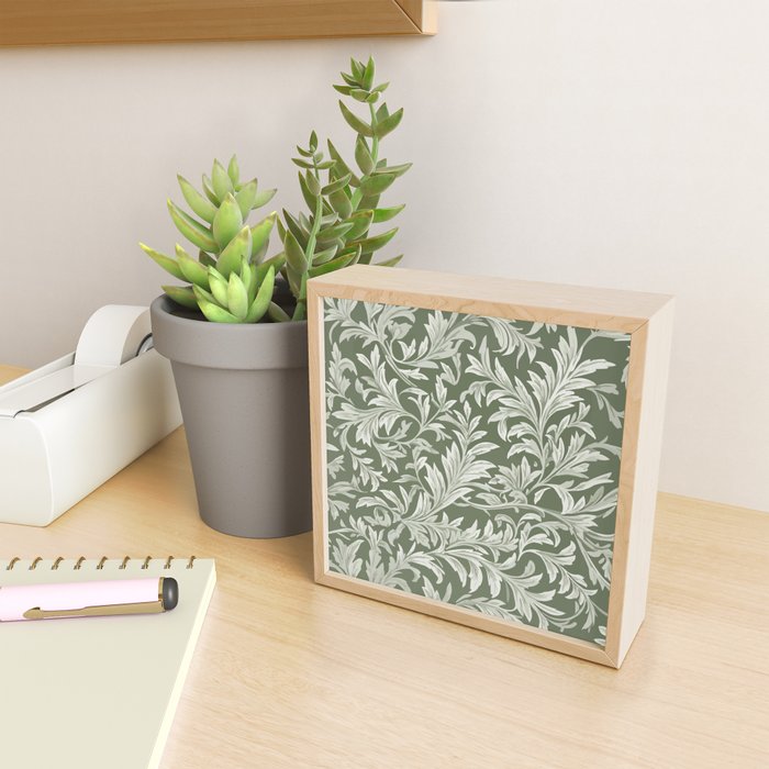 Countryside Bloom Sage Leaf Mini Art Print Gallery Image 2