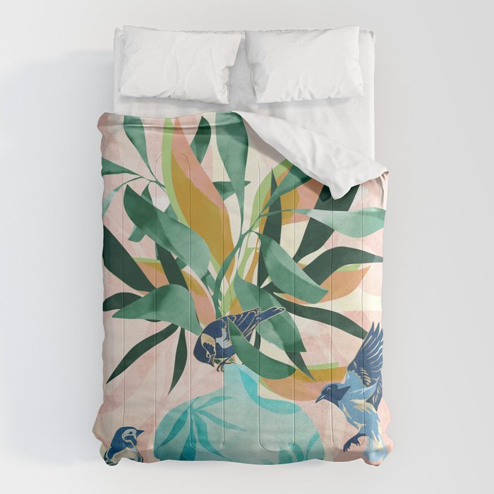Vintage Vase Abstract Comforter Gallery Image 1