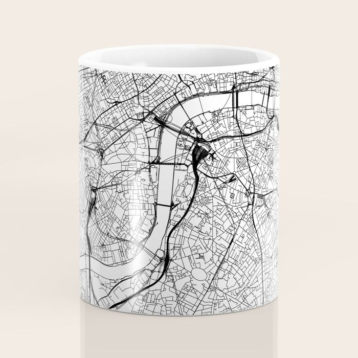 London White Map Coffee Mug Gallery Image 4