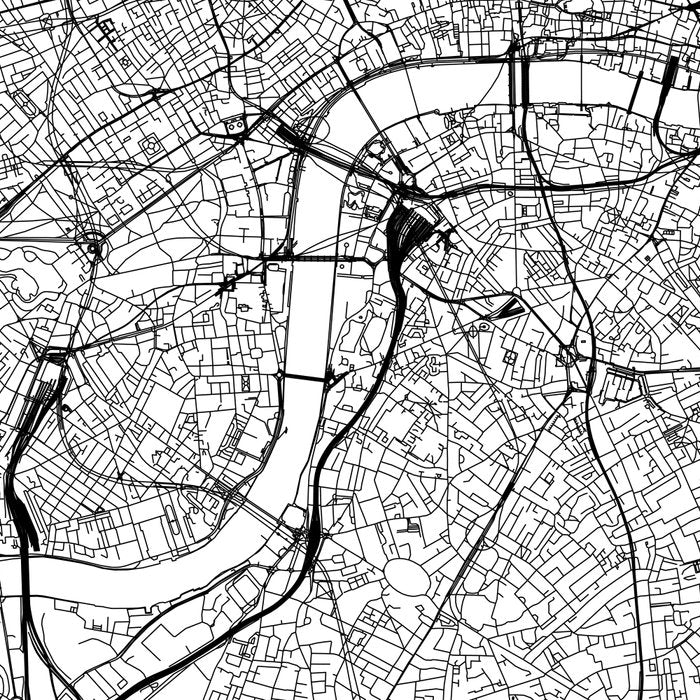 London White Map Coffee Mug Gallery Image 2