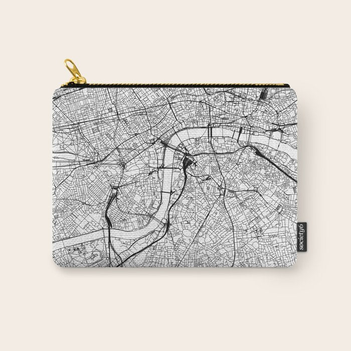 London White Map Carry All Pouch Gallery Image 1
