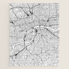 London White Map Jigsaw Puzzle Gallery Image 1