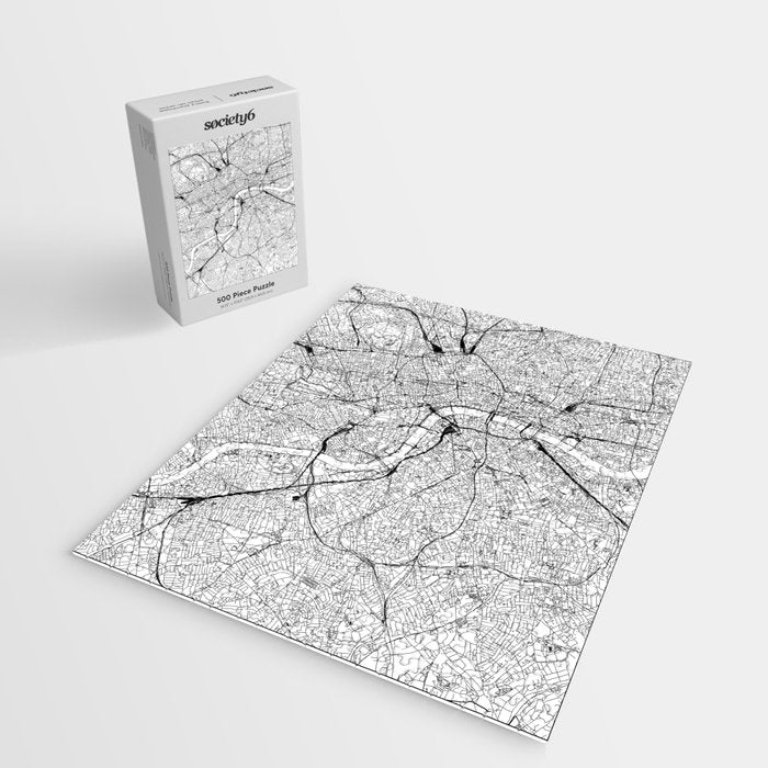 London White Map Jigsaw Puzzle Gallery Image 2