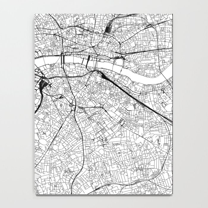 London White Map Notebook Gallery Image 4