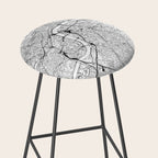 London White Map Stool Gallery Image 2