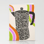 Moka Pot Rainbow - Cream Stationery Card Gallery Image 2