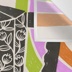 Moka Pot Rainbow - Cream Wall Tapestry Gallery Image 3