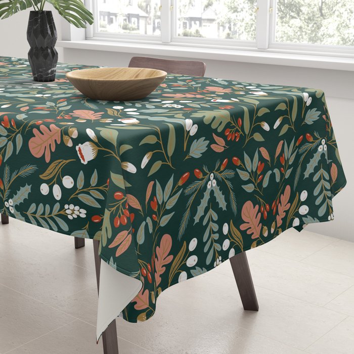 Happy Holidays Tablecloth Gallery Image 3