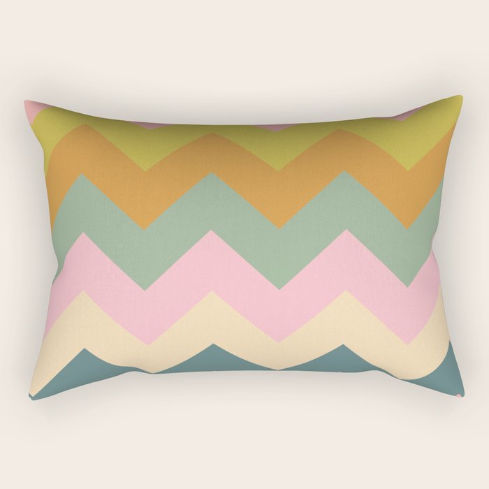 Zigzag pattern Rectangular Pillow Gallery Image 2