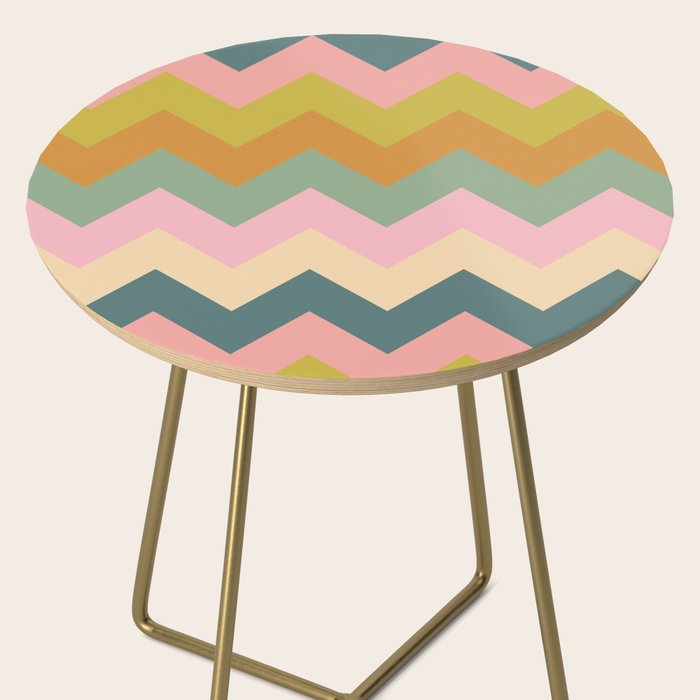 Zigzag pattern Side Table Gallery Image 2