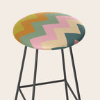 Zigzag pattern Stool Gallery Image 2