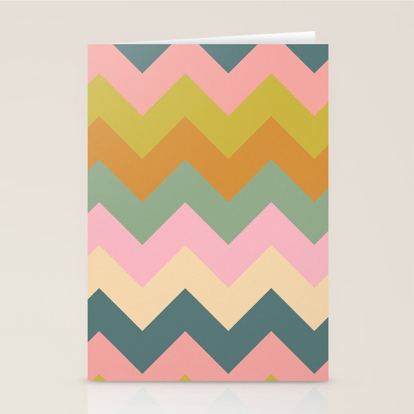 Zigzag pattern Stationery Card Gallery Image 2