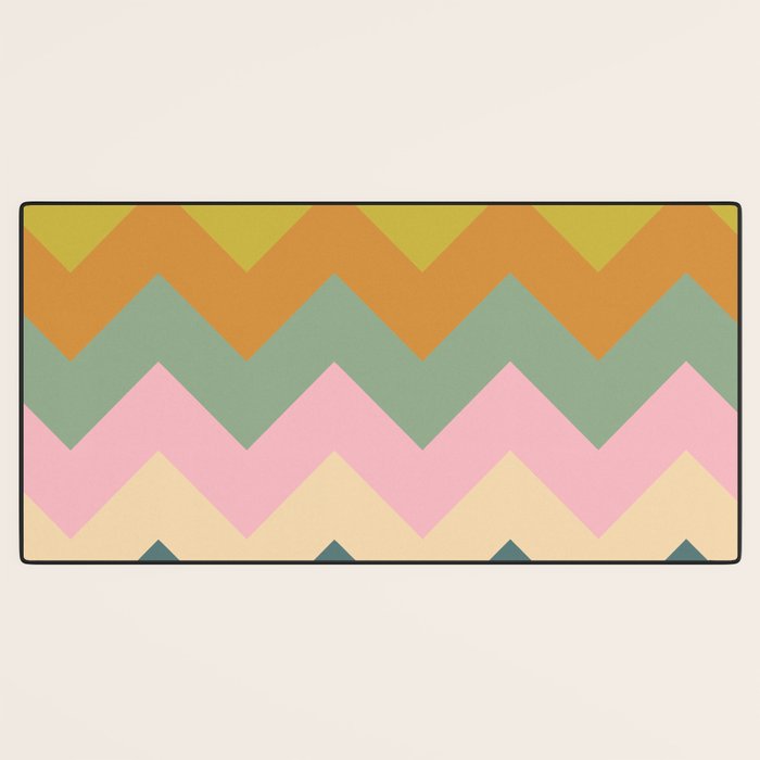Zigzag pattern Desk Mat Gallery Image 3