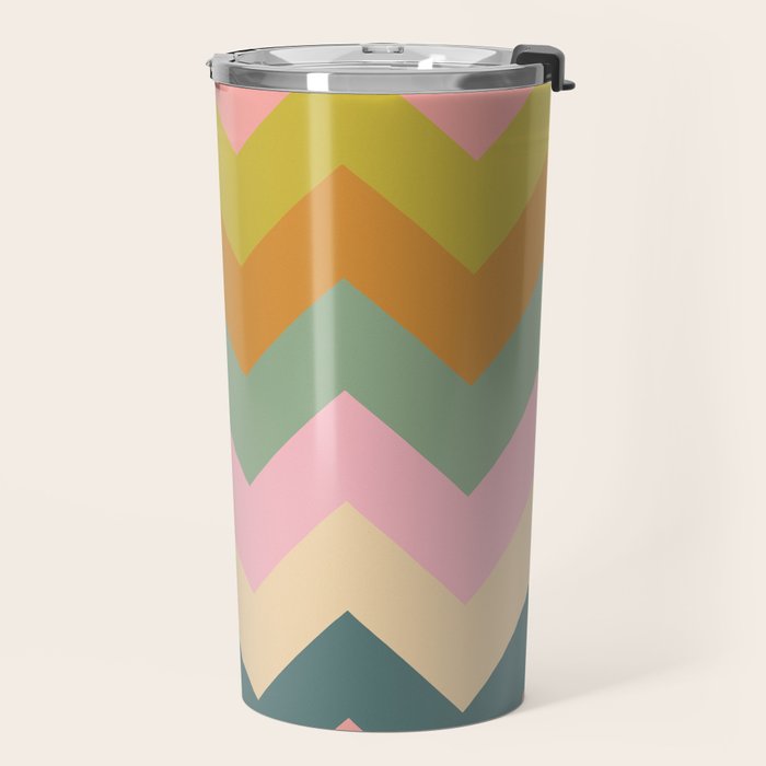 Zigzag pattern Travel Mug Gallery Image 2