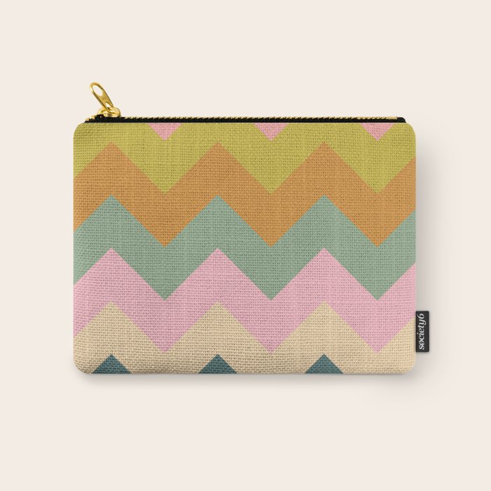 Zigzag pattern Carry All Pouch Gallery Image 1