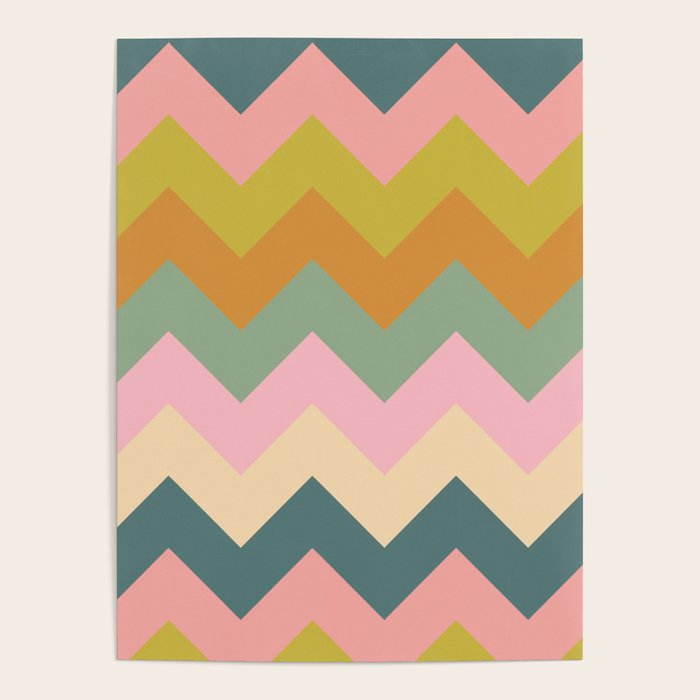 Zigzag pattern Poster Gallery Image 1