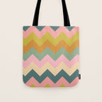 Zigzag pattern Tote Bag Gallery Image 1